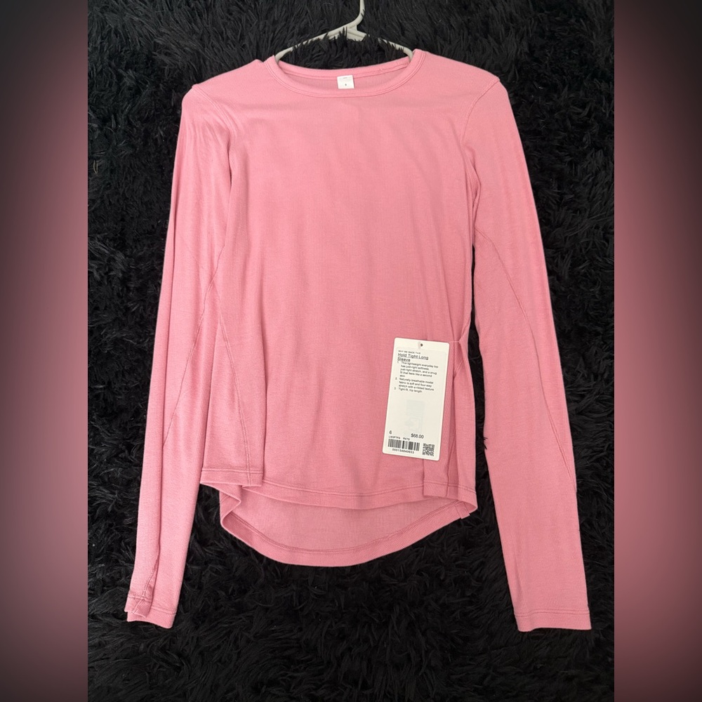 lululemon Pink Long Sleeve Tee